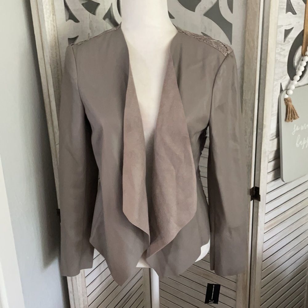 NEW faux leather jacket size small